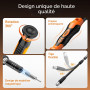 JOREST 145 en 1 Kit de tournevis de précision, outils de réparation pour appareils électroniques, Laptop, iPhone, PC, MacBook, N