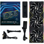 Lian Li Uni Fan Tl Wireless Lcd L?fter Argb Pwm 3eR-Pack Inkl. Controller - Reverse Blade (12rtllcd1w3b)