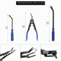 QWORK® 330 pièces Outil demontage Garniture Voiture, Outil de Levier de Garniture intérieure, Outil de dépose du Panneau d'autor