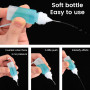 Flacon Pipette avec Bouteille Plastique Souple 6 Pcs pour Colle, Lubrifiant, Peinture et Encre à l’Alcool 10ml/15ml