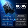 BLUETTI Elite 30 V2 288Wh & 600W Générateur Électrique Portable | (Pic 1500W) Recharge 0-100% en 70 min, Solaire/CAC/Voiture, St