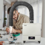 VEVOR Extracteur de Fumée de Soudure, 280 W, Absorbeur de Fumée de Soudage sans Balais, Aspiration 459 m³/h, Filtre 4 Étages, 10