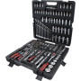 KS Tools 918.0216 Coffret douilles 1/4-3/8-1/2 - Malette outils 216 pcs | Coffret de douilles CHROMEplus 1/4''+3/8''+1/2'', 216 