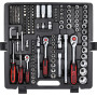 KS Tools 918.0216 Coffret douilles 1/4-3/8-1/2 - Malette outils 216 pcs | Coffret de douilles CHROMEplus 1/4''+3/8''+1/2'', 216 