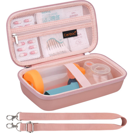 Canboc Asthma inhalator Portable Case, ENTRETOISES à Main pour Adultes et Enfants, Masque, Sac d'entretoise pour inhalateur avec