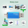 CLé USB 128Go, 2 en 1 OTG Flash Drive USB 2.0 Type C Pen Drive 128 Go Memory Stick pour Smartphone, PC, Ordinateur Portable Stoc