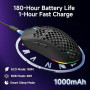Dierya x TMKB M1 Souris de Jeu sans Fil, Capteur Optique 24 000 DPI, Léger 90g, 6 Boutons Programmables, Éclairage RGB, Autonomi
