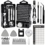 135 en 1Kit d'outils de mécanique de précision, mini tournevis, kit d'outils de réparation de téléphone portable pour iPhone PC