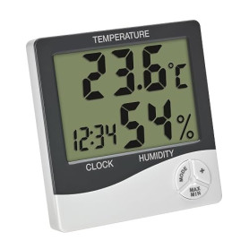 TFA Dostmann 30.5058.02 Mini thermomètre-hygromètre numérique d'intérieur - Thermomètre d'ambiance - Mesure de l'humidité et de