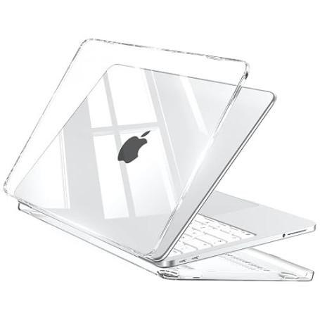 EooCoo pour Coque MacBook Neo 13 Pouces 2026 (A3404, A18 Pro) Cristal Clair | Transparente Étui Rigide Fine, Légère, Compatible
