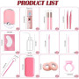 Extension Cils Kit Accessoires Lash Séchoir à Cils USB Portable Nano Pulvérisateur Miroir Pince Gel Patch de Cils Ruban Adhésif