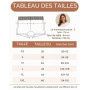 INNERSY Boxer Femme Coton Dentelle Culotte Shorty avec Entrejambe Lot de 3 | Culottes Taille Moyenne, Chic Hipster Boyshort sous