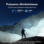 WUBEN X1Pro Lampe de poche rechargeable à haute puissance de lumens - Lampe de poche ultra lumineuse avec 12 300 lumens - Forme