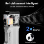 WUBEN X1Pro Lampe de poche rechargeable à haute puissance de lumens - Lampe de poche ultra lumineuse avec 12 300 lumens - Forme