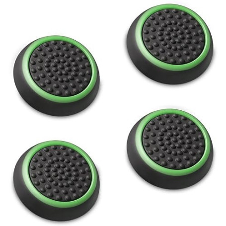 Fosmon Protection de Stick Manette Silikon pour PS4 et Xbox One, Vert | Compatible avec Nintendo Wii U, Xbox 360, PS3, et PS4. C