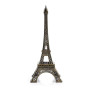 Nikou Tour Eiffel Decoration Bronze Architecturale, Ton Bronze Paris Tour Eiffel Figurine Statue Modèle Réplique de Célèbre Pari