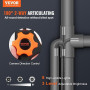 VEVOR Endoscope Articulé Bidirectionnel 180° 6,4 mm Caméra Endoscopique | Pour Inspection Automobile Vidange Canalisation Plombe