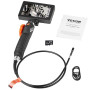 VEVOR Endoscope Articulé Bidirectionnel 180° 6,4 mm Caméra Endoscopique | Pour Inspection Automobile Vidange Canalisation Plombe
