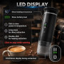 HOVCEH Machine à Espresso Portable 3 en 1, Cafetiere Portable Rechargeable USB, Machine Expresso Portable 3 en 1, Cafetière Port