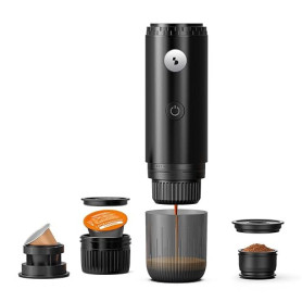 BEPER P101CAF250 Machine à café expresso portable rechargeable 3 en 1 – Compatible avec capsules Nespresso®, Dolce Gusto® et caf