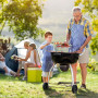 Seutmrou Panier Grill Acier Inoxydable, Panier de Cuisson multifonction, Panier Légumes Acier Inoxydable, Panier à barbecue en f