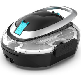 BRINBO S2 Robot Piscine,Double Filtration,Aspirateur Piscine sans Fil | 90 Min d'Autonomie, Nettoyeur de Piscine Compact,Station