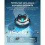 BRINBO S2 Robot Piscine,Double Filtration,Aspirateur Piscine sans Fil | 90 Min d'Autonomie, Nettoyeur de Piscine Compact,Station