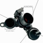 Suolron Corps de papillon pour C4 C5 DS4 DS5 308 3008 407 5008 508 Expert RCZ 0345G7 9655233680 670034 V29007022 345G7