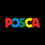 POSCA PC3M, 3 Marqueurs peinture base eau - Tout Support - Noir | Uni Mitsubishi Pencil - Pointe fine conique 0,9-1,3mm. Couleur