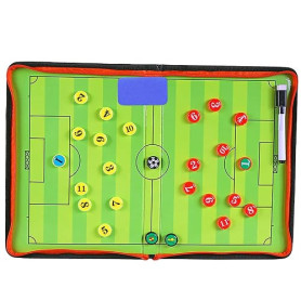 Tableau Football Tactique Entraîneur Board, Magnétique Pliable Professional Tableau Tactique pour Entraîneur Board Conseil D'ent
