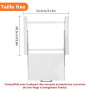 Kit de Superposition Universel pour Lave-linge et Sèche-linge 60 cm | Design Invisible Cadre en Acier Robuste de Sans Assemblage
