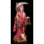 Santa Muerte Figurine Rouge - Dona Sebastiana - Reaper Moissonneur Femme