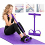 Beautisson Corde de Tension Multifonctionnelle Élastique Fitness avec Pédales et Poignées - Bande de Résistance Musculation, 6 T