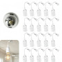 20 pièces Douille de Chantier E27 avec Câble pour Rénovation, Support ampoule E27 provisoire avec fil, Douille électrique pour L