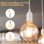20 pièces Douille de Chantier E27 avec Câble pour Rénovation, Support ampoule E27 provisoire avec fil, Douille électrique pour L