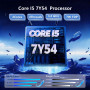 Ordinateur Portable de 15,6 Pouces avec Core i5 7Y54 Processeur, 16 Go RAM et 512 Go SSD, Win 11 PC Portable 1920*1080 IPS FHD É