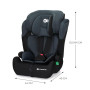 Kinderkraft COMFORT UP Siège Auto i-Size 76-150 cm, Groupe 1/2/3, Noir