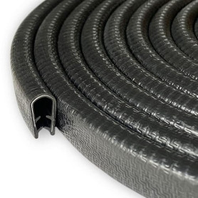 Protection de Portiere Voiture Plage de Serrage 1-2mm Protection Bord de Tole Joint Caoutchouc en u pour la Plupart des Voitures