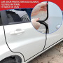 Protection de Portiere Voiture Plage de Serrage 1-2mm Protection Bord de Tole Joint Caoutchouc en u pour la Plupart des Voitures