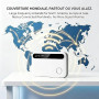 Routeur WiFi Portable 5G WiFi 6, Modem Hotspot Mobile | Batterie 2100mAh, Jusqu'à 300Mbps, Prend en Charge 20 Appareils, Nano SI
