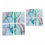 Cadre Toile Marbre Bleu (4 Pièces) 34,99 €