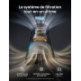 DREO Purificateur d'air 338S pour chambre, CADR 196 m³/h, Filtre HEPA 3-en-1, 4 modes, 4 vitesses, 18 dB, Affichage AQI, Capteur