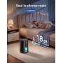 DREO Purificateur d'air 338S pour chambre, CADR 196 m³/h, Filtre HEPA 3-en-1, 4 modes, 4 vitesses, 18 dB, Affichage AQI, Capteur