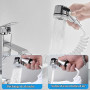 Douchette à Main pour Lavabo, Ensemble Pommeau Douche avec Tuyau Extensible de Support Mural, Rallonge Robinet Salle de Bain, La