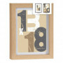 Porte photos mural Marron Clair MDF (17 x 2,5 x 22,5 cm) (1 uds) 16,99 €
