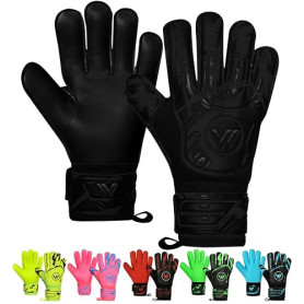 WESTWOOD FOX Gants de Gardien,Gants de Football avec Protection des Doigts pour Enfants,Adultes,Paume antidérapante en Latex Dum