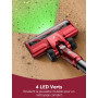 Vexilar C9 Aspirateur Balai avec Fil, 70Kpa, Câble de 7m | Aspirateur Balai Filaire, Brosse Anti-Emmêlement, Filtre HEPA, Aspira