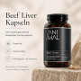 Foie de boeuf à base d'animal de Nouvelle-Zélande – Herbe & Finished Beef Liver – 240 gélules – Biodisponibilité maximale pour u