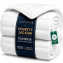 SOHYGGE – Couette 260x240 Tempérée pour lit 2 Personnes - 100% Microfibre – Edredon Couverture Chaude 100% Microfibre 300 GSM –