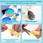 Colorant Resine Epoxy - 15 Couleurs Pigment Resine Epoxy Liquides Transparents, Colorant Resine à Haute Concentré pour Resine Le